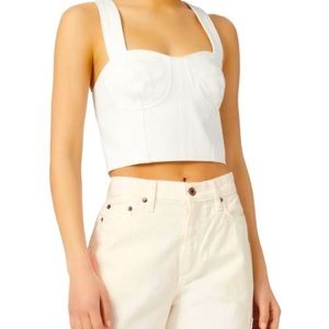 Simon Miller Bustier Denim Top